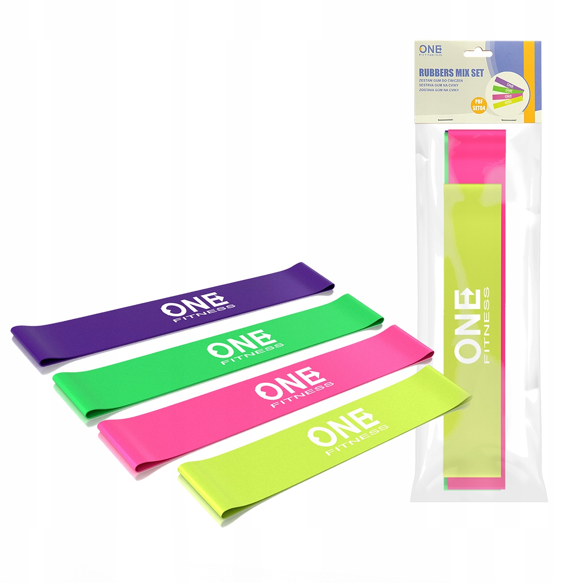 

Zestaw Gum Do Ćwiczeń One Fitness Pbf SET04