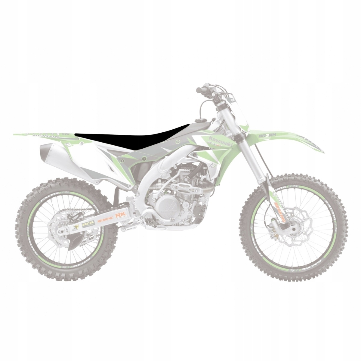 Blackbird Kompletné Sedadlo Kawasaki Kxf 250 '13-'20, Kxf 450 '12-'20 Sta