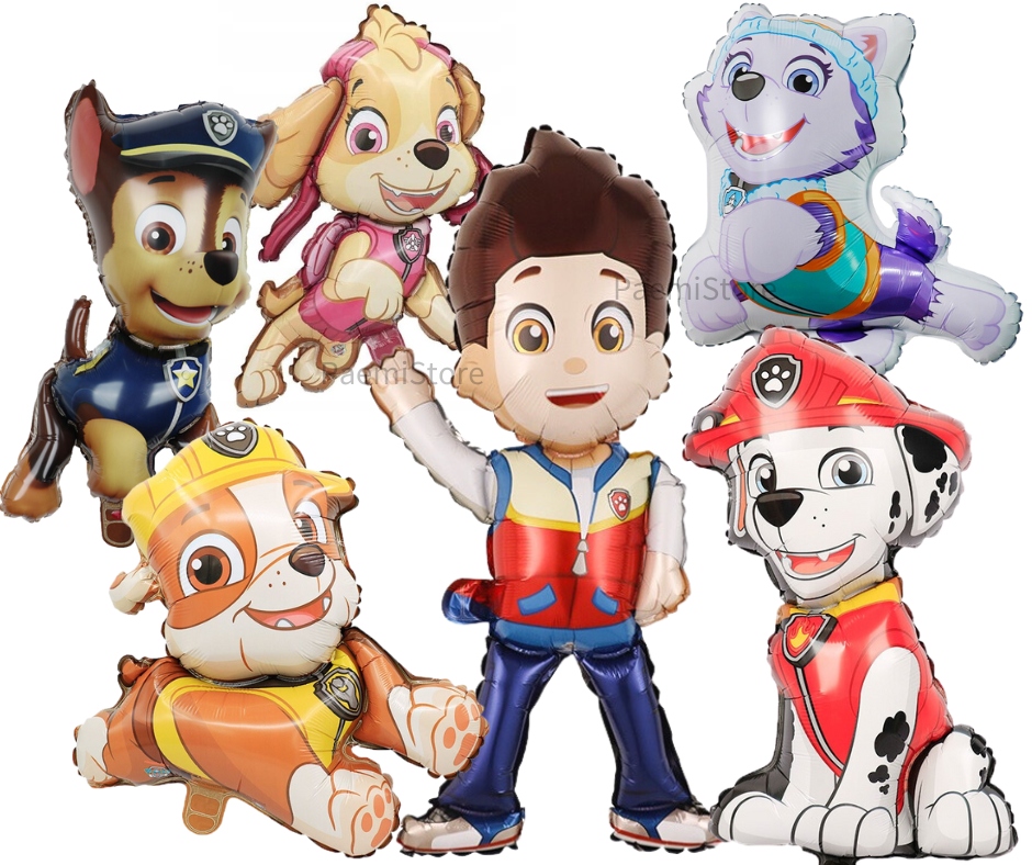ZESTAW BALONY PSI PAW PATROL Ryder Everest 6 szt.