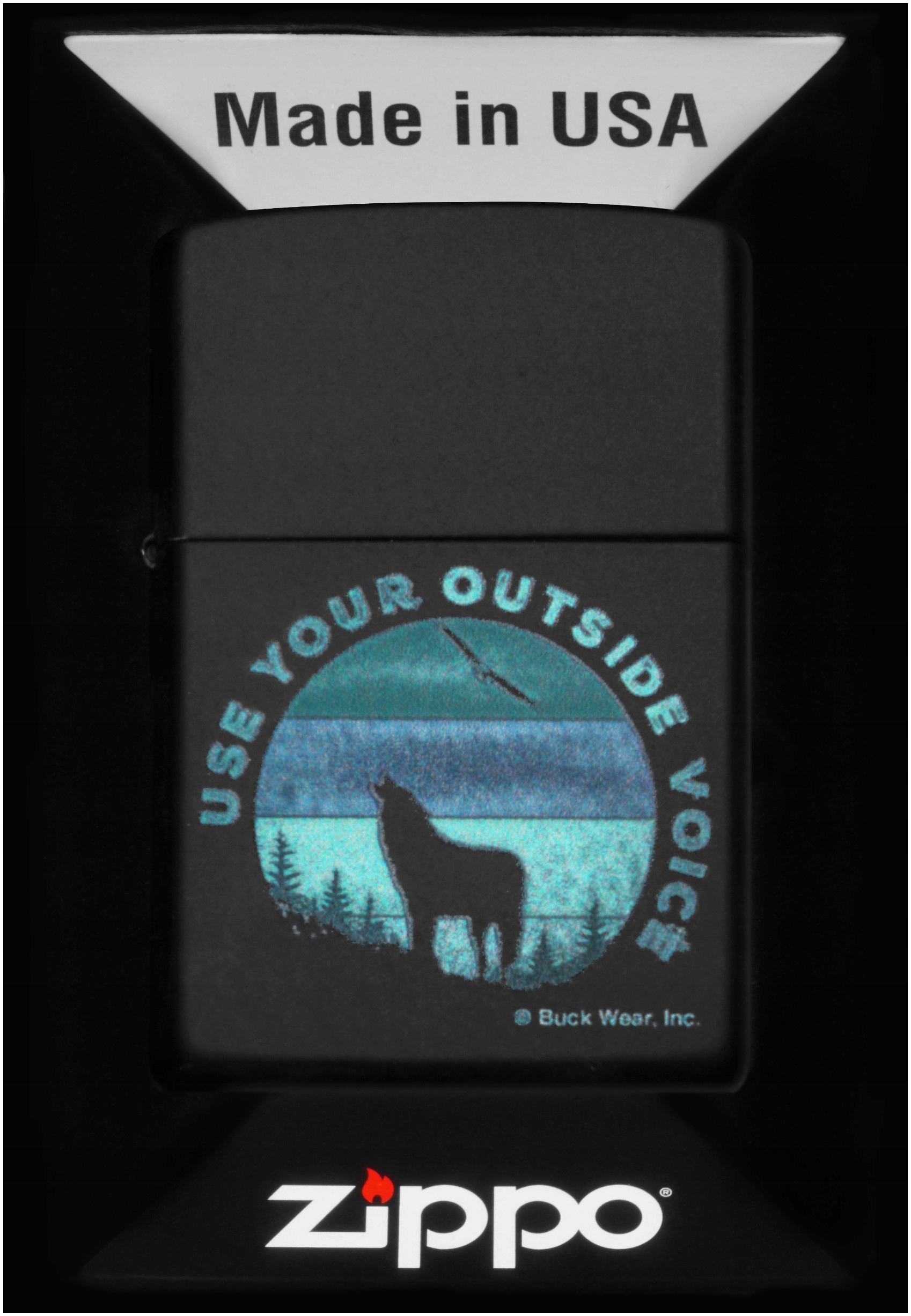 Zapalovač Zippo Buck Wear Design 60007459 Větruodolný benzínový