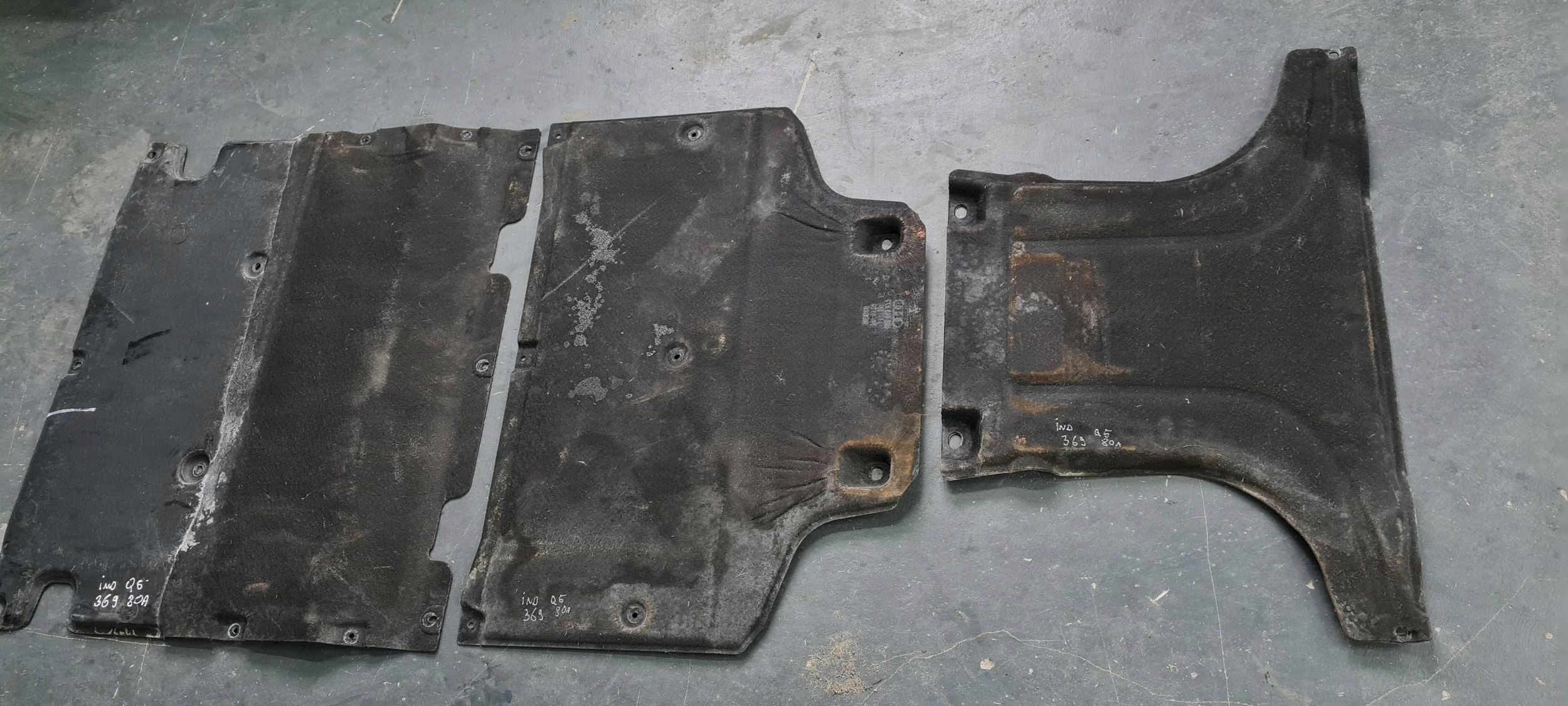 Q5 80A Blende Abdeckung Blende Abdeckung unter Motor Getriebe abdeckung KOMPLET 80B863821B