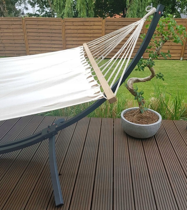 ZIDER OCYNKOWANY stelaż 300kg+hamak 220x160 POLSKI Model HZIDER03