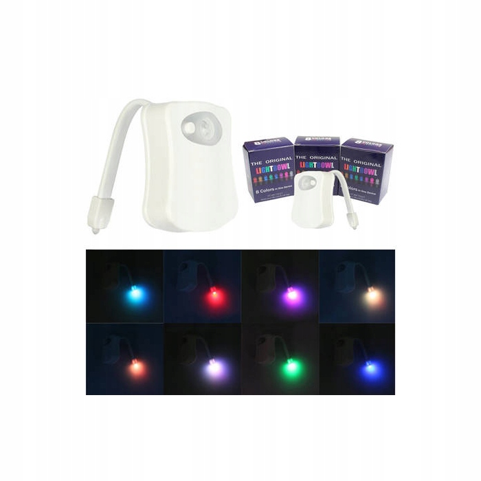 LAMPKA LED do WC TOALETY CZUJNIK RUCHU ZMIERZCH Kod producenta 15546