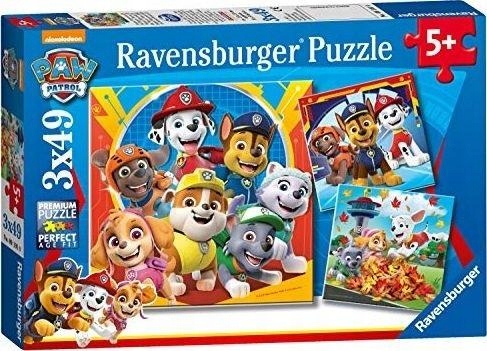 

Puzzle Dla Dzieci 3X49 Psi Patrol