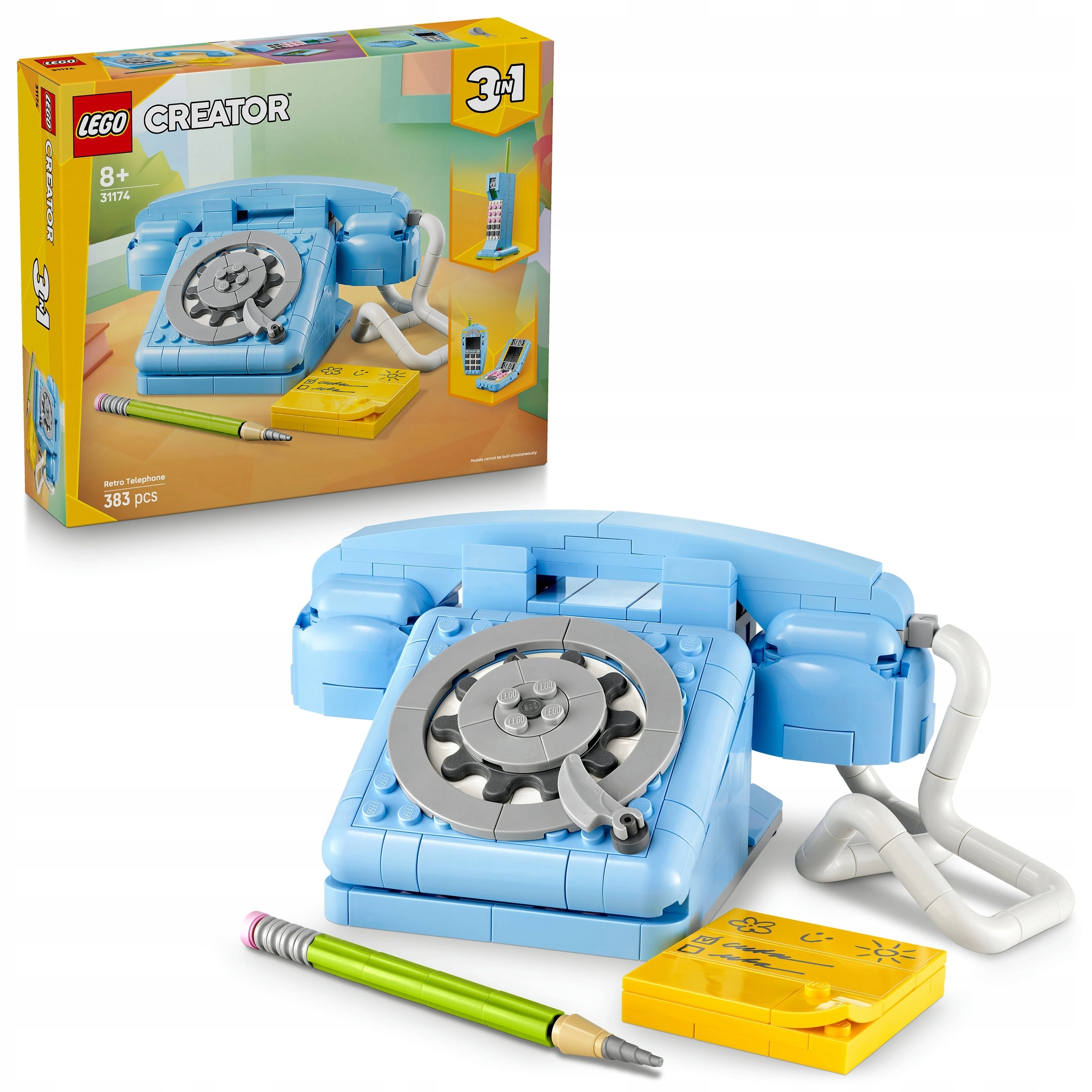 Lego Creator 3v1 Telefon v retro stylu 31174