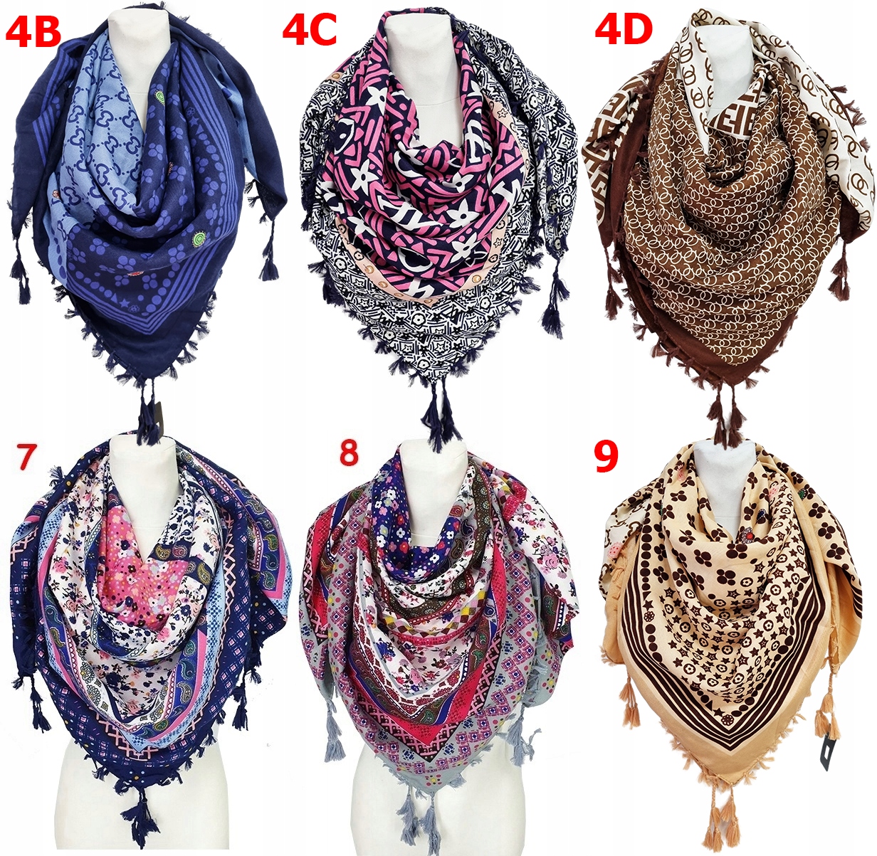 LUDOWA CHUSTA GÓRALSKA apaszka folk SZAL SZALIK Rodzaj chusta