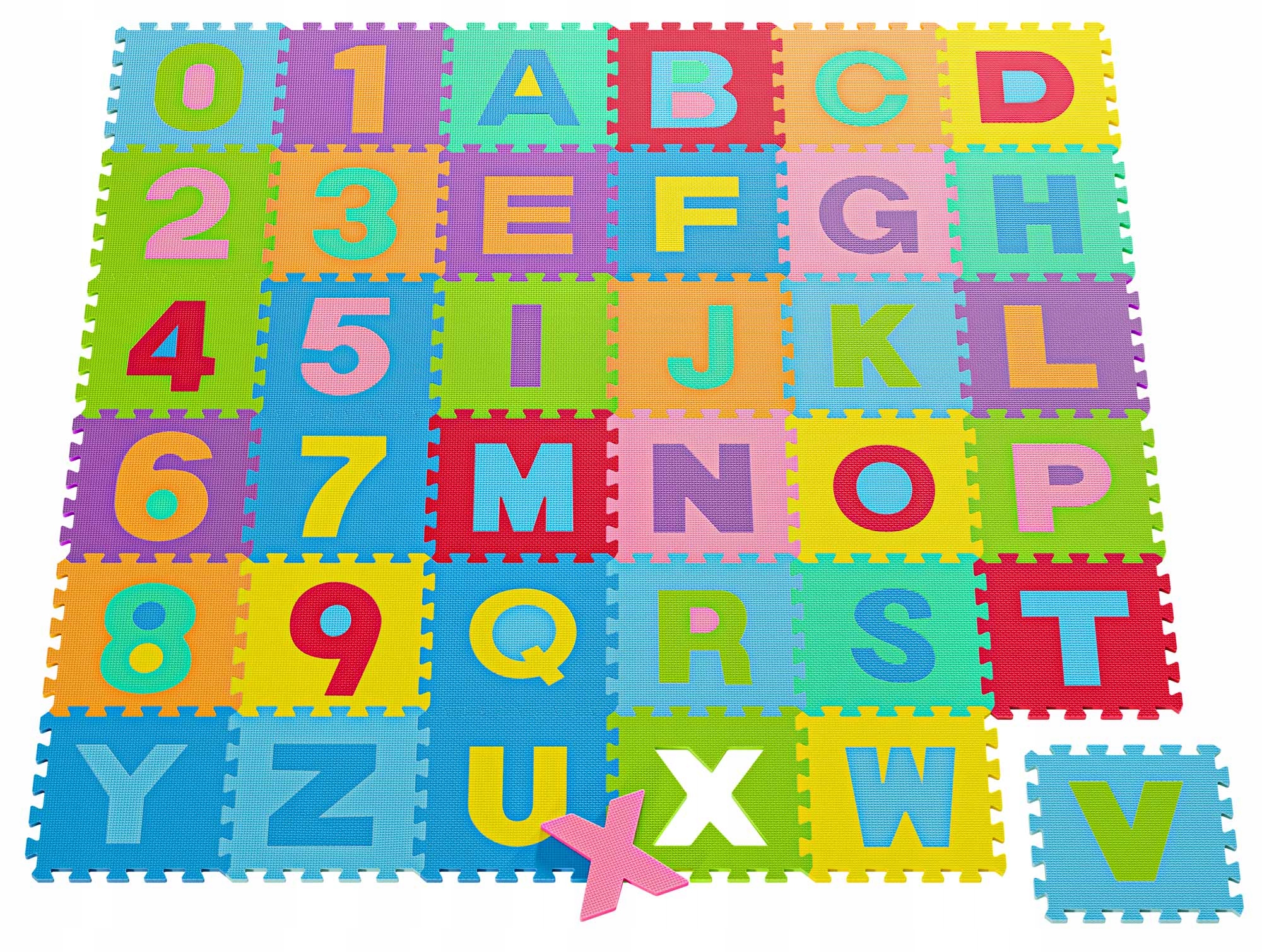 

Mata puzzle edukacyjna dla dzieci piankowa 36sztuk