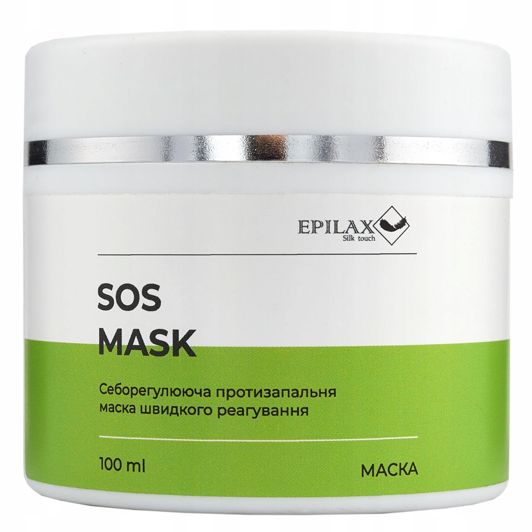 Epilax Sos maska regulující maz na tělo 100 ml, čistící