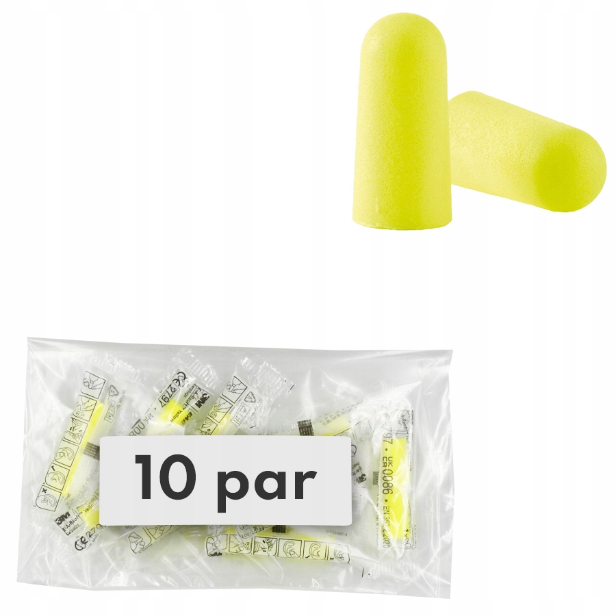 ZATYCZKI STOPERY DO USZU EAR SOFT 3M 10 par