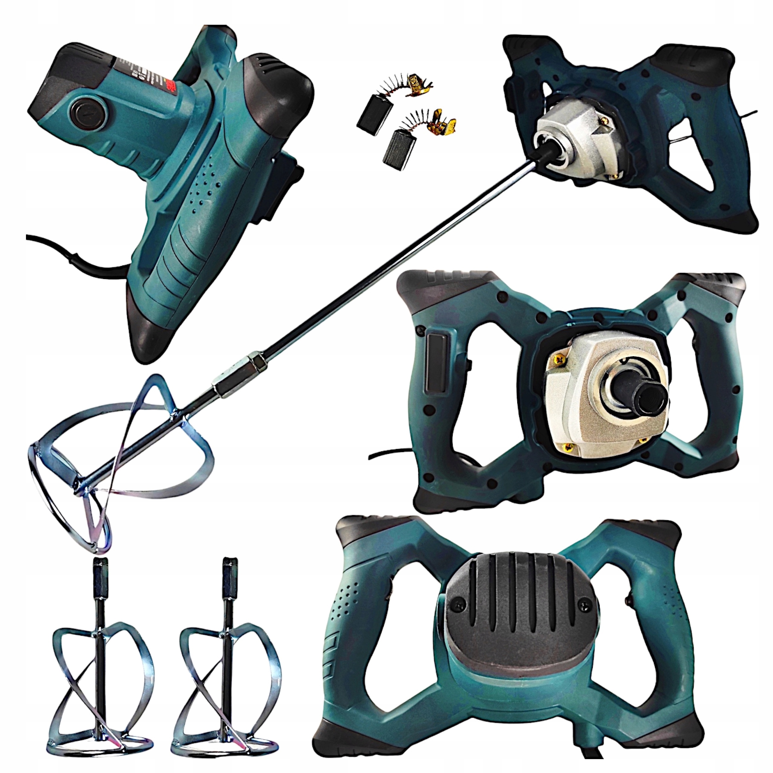 Mieszadło Elektryczne Do Zapraw Kleju Betonu Gipsu Farby 2x Mieszalnik