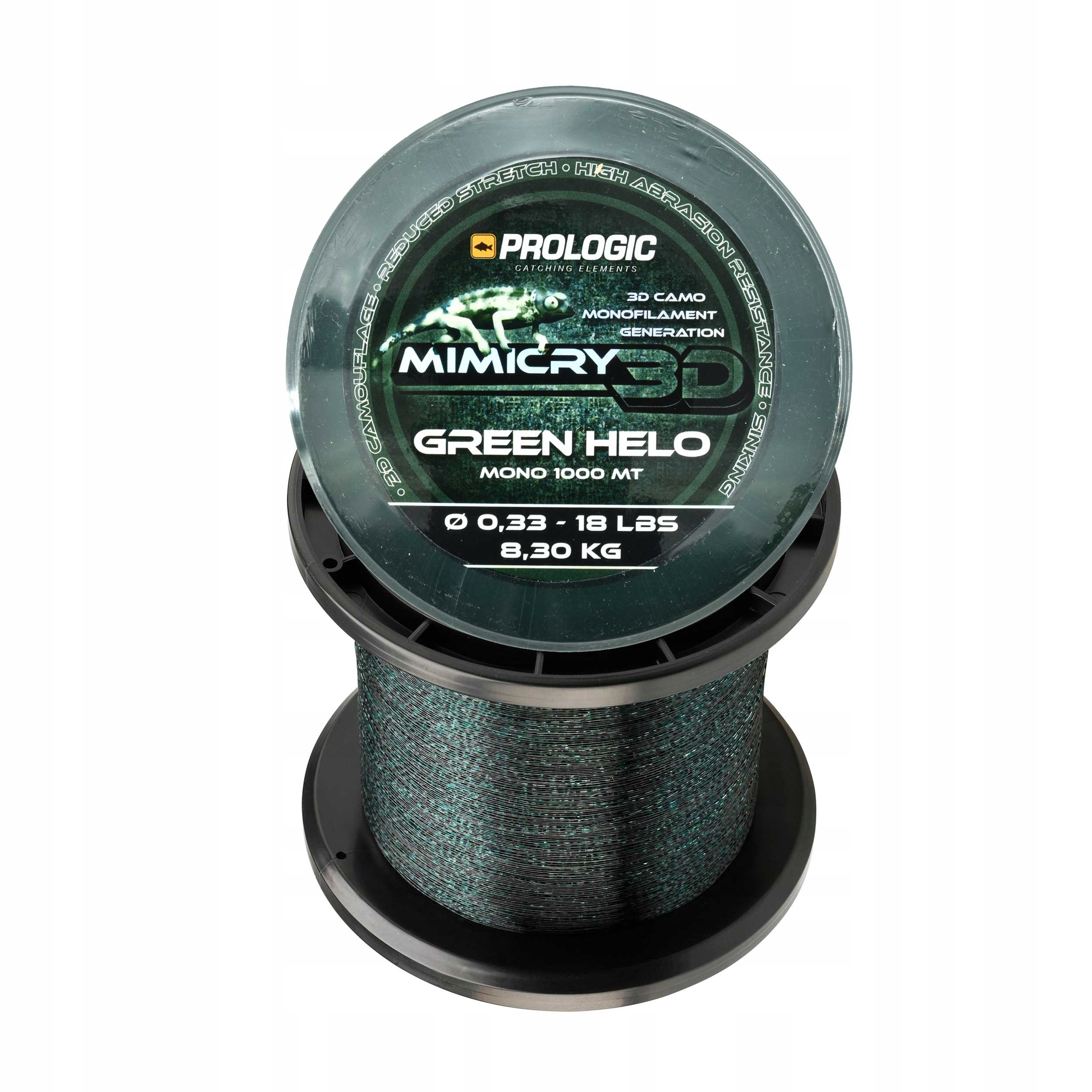 Żyłka karpiowa Prologic Mimicry green helo 0.33mm 1000m 8,30kg