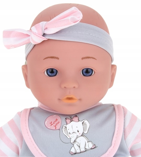 Lalka Bobas Interaktywny Miękka Przytulanka Mówi Mama Tata 30 cm Buteleczka Płeć chłopcy dziewczynki