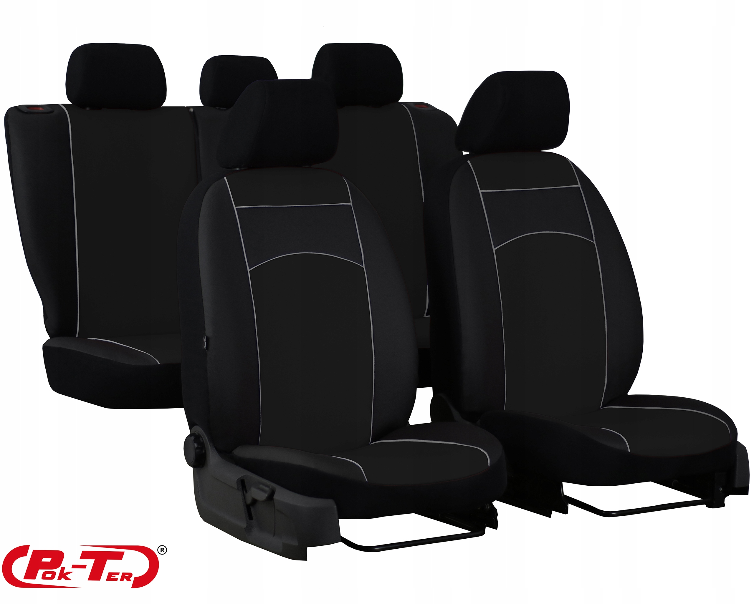 SKÓRA POKROWCE MIAROWE NA FOTELE AUDI A4 B9 Model Skóra Standard