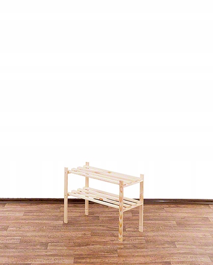 Regał drewniany RA-2-65 regały 2 półki na książki Kolor mebla sosna