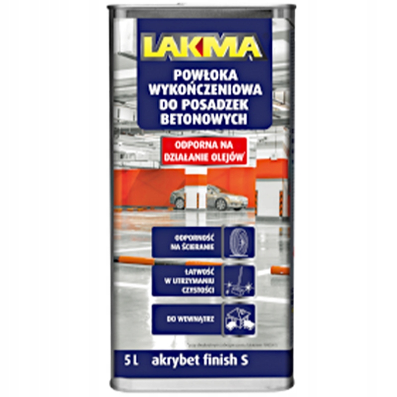 

Do wykończenia posadzek Lakma Akrybet Finish S 5L