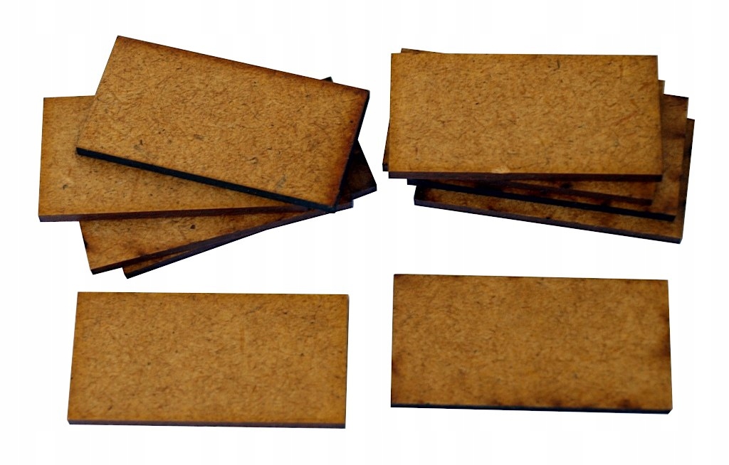 

Hdf Mdf Bases 50x25 mm 25x50 podstawki 10 szt.