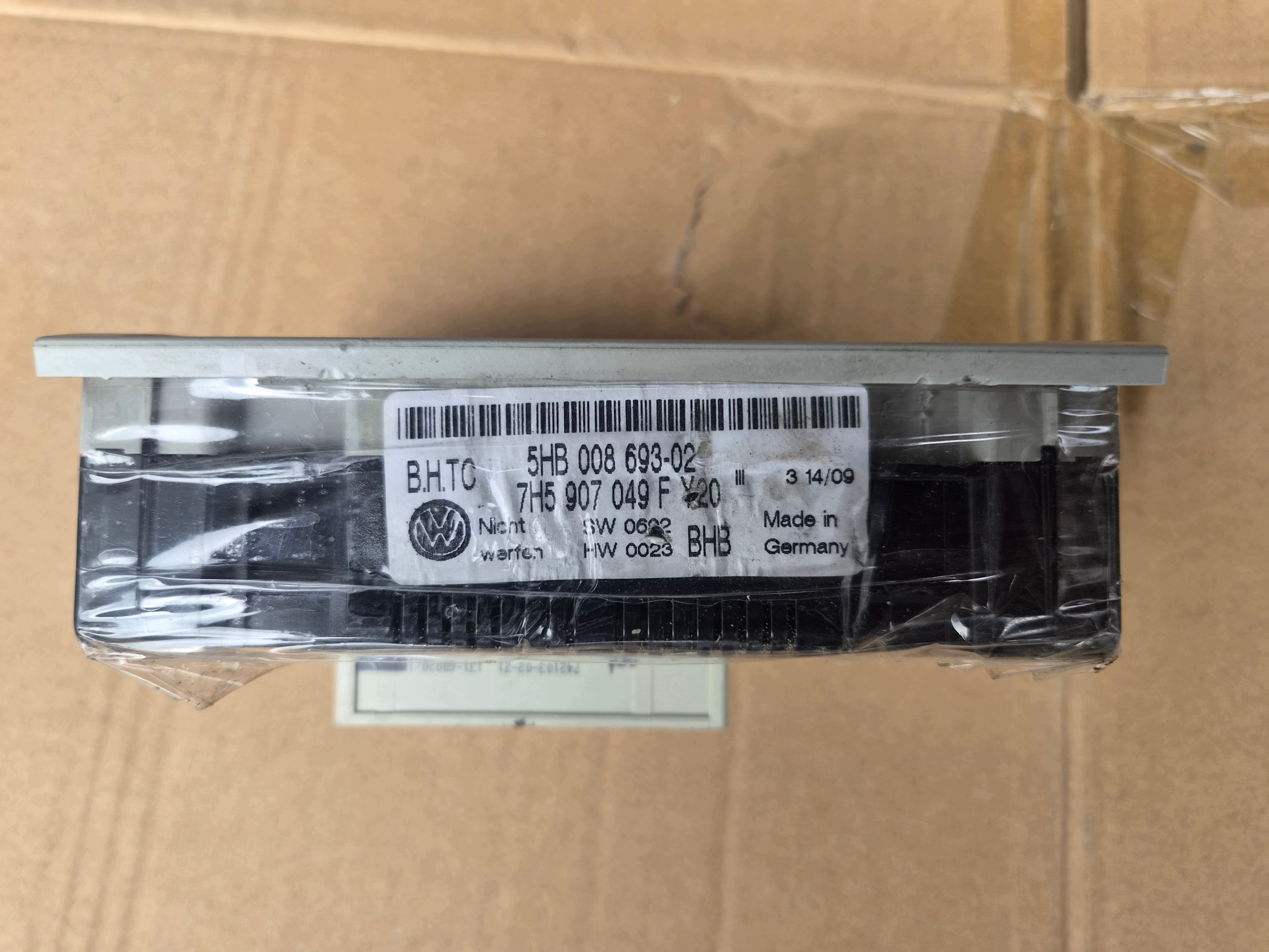 VW T5 vezérlö panel szellőző tetö far KLIMATRONIK 7H5907049F