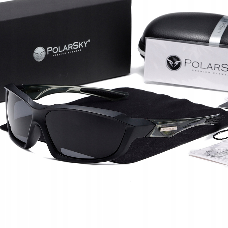 Okulary sportowe PREMIUM POLARIZED rower PolarSky w zestawie — 11