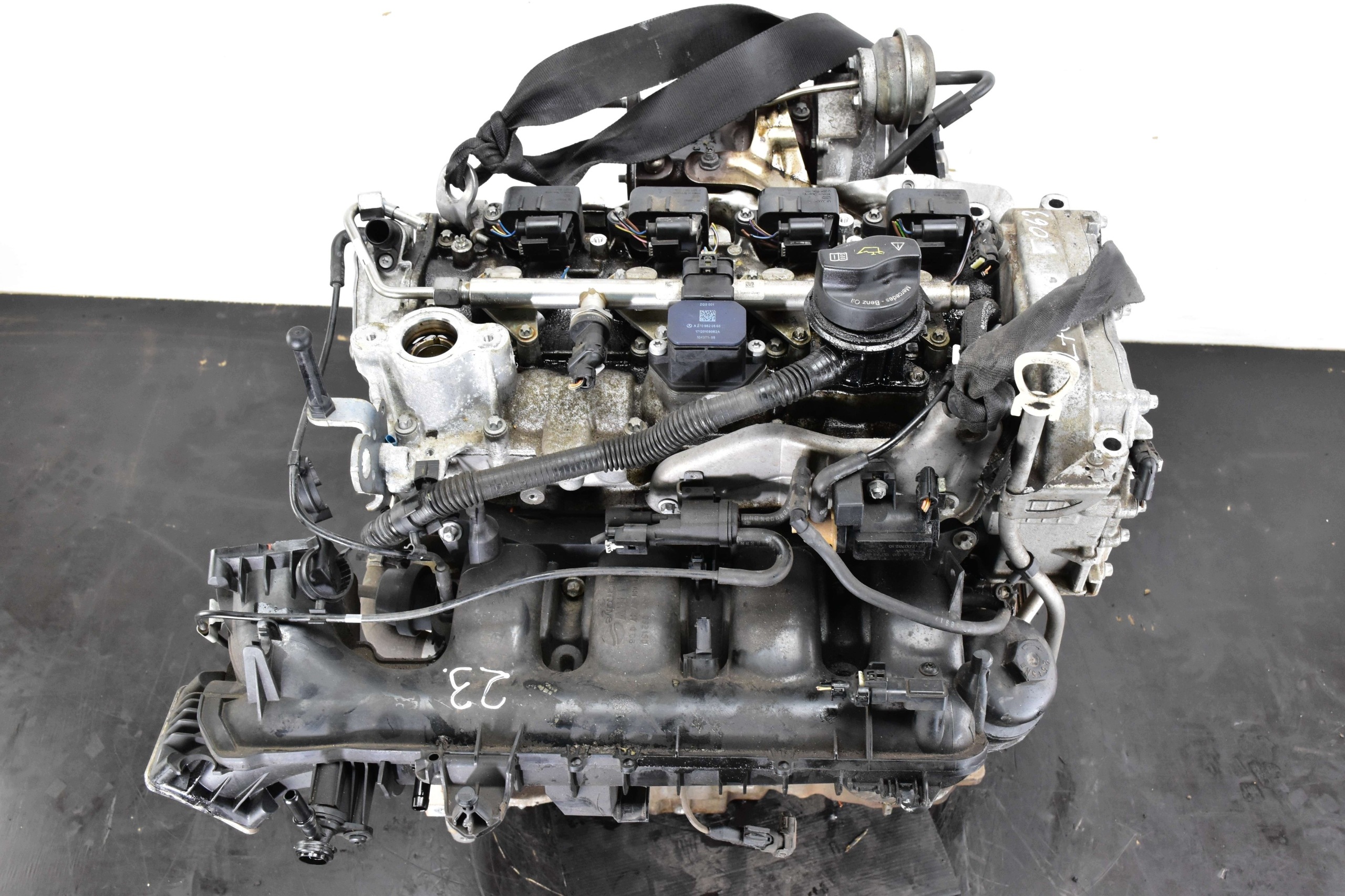 engine MERCEDES W246 W176 C117 270910 1.6 CGI 11-18r @ KOMPRESJA @