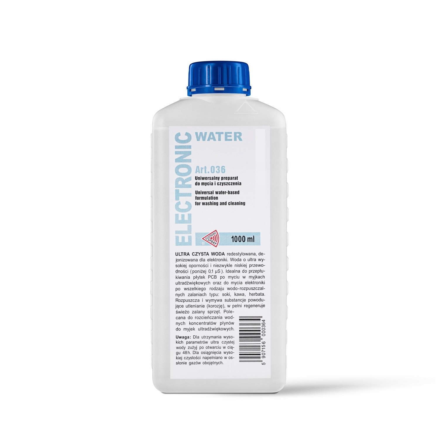 PŁYN DO MYJEK ULTRADŹWIĘKOWYCH ELECTRONIC WATER 1L