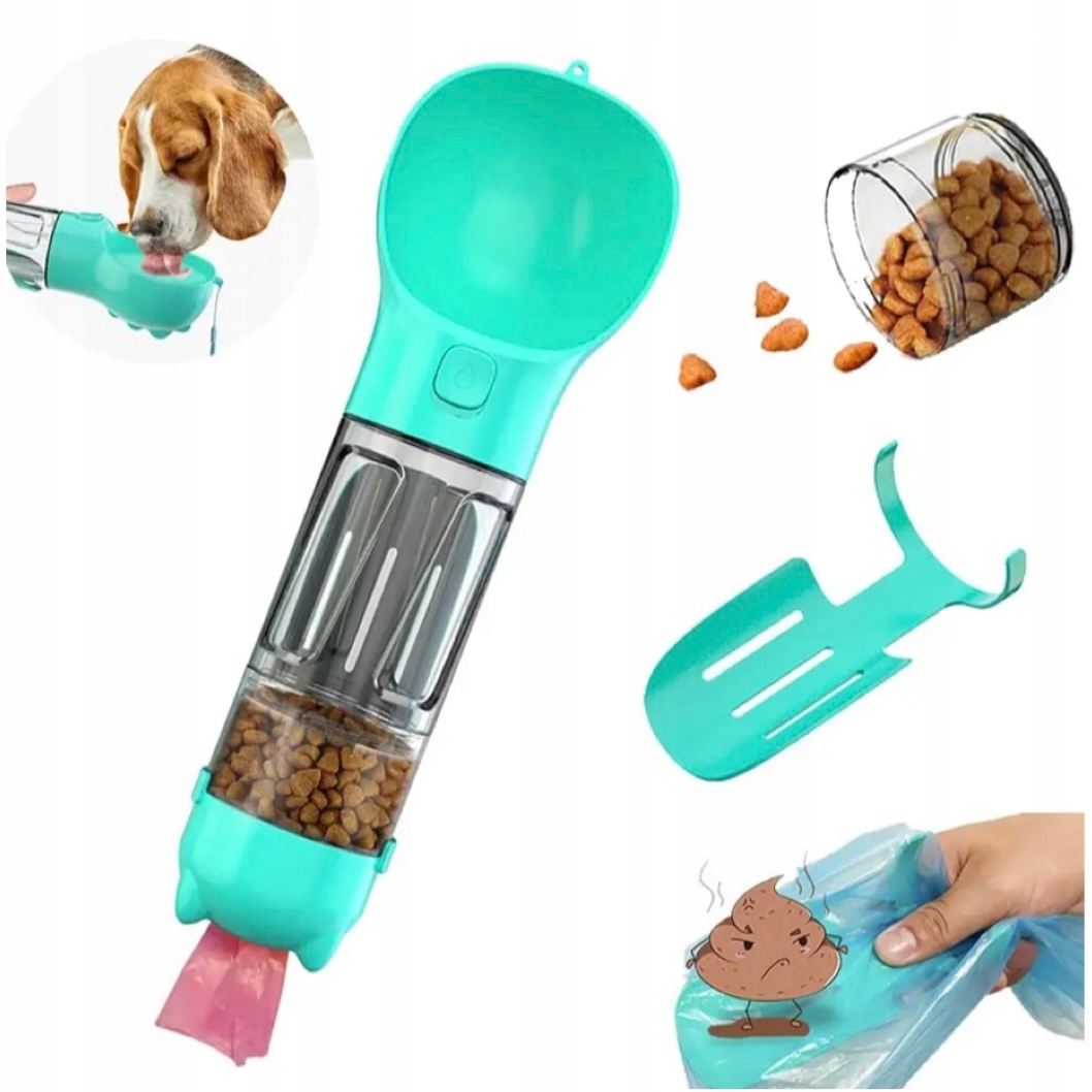 

Butelka Dla Psa Poidło Bidon z Miską Na Wodę Karmę