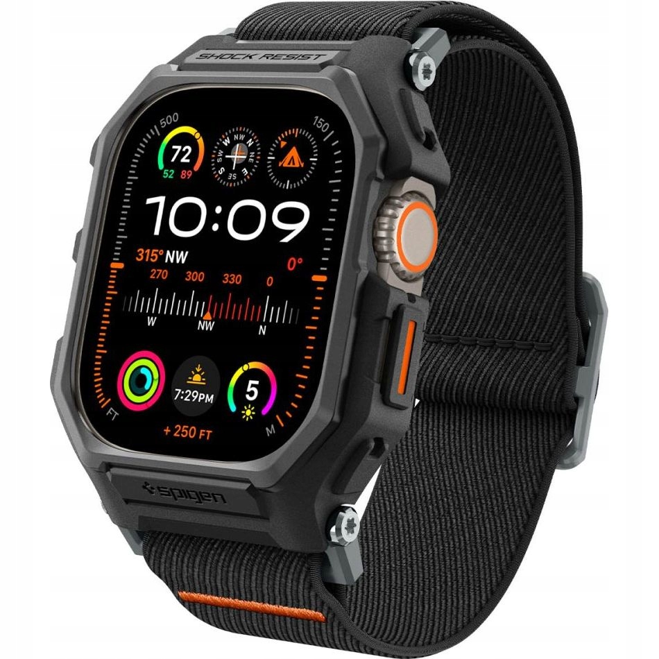 Pouzdro – látkový řemínek pro Apple Watch Ultra 4/3/2/1, Spigen Lite Fit Pro
