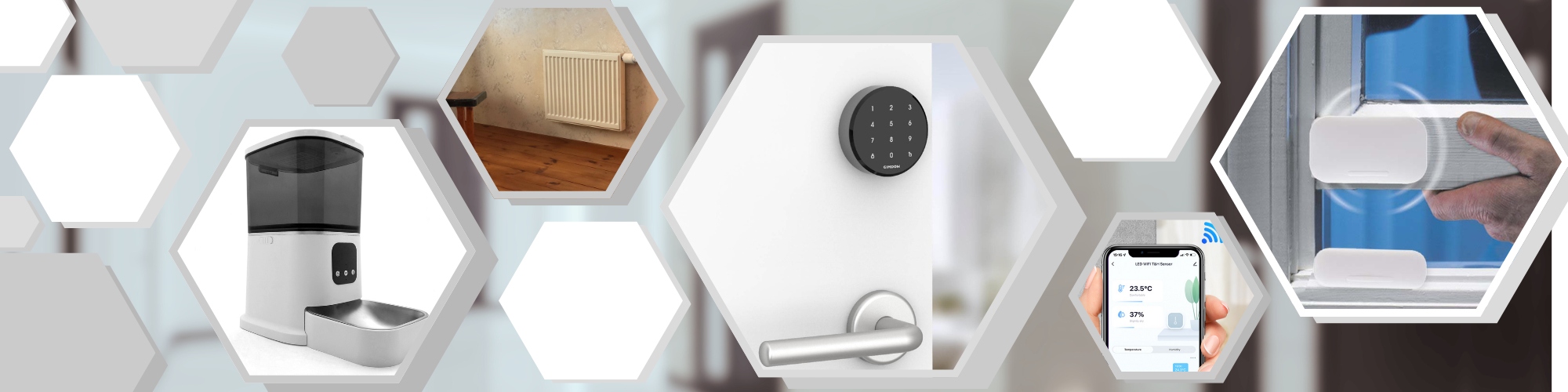 STACJA METEO WIFI INTELIGENTNY DOM POGODOWA TUYA TERMOMETR 3 CZUNJIKI °C Rh Liczba obsługiwanych czujników 3