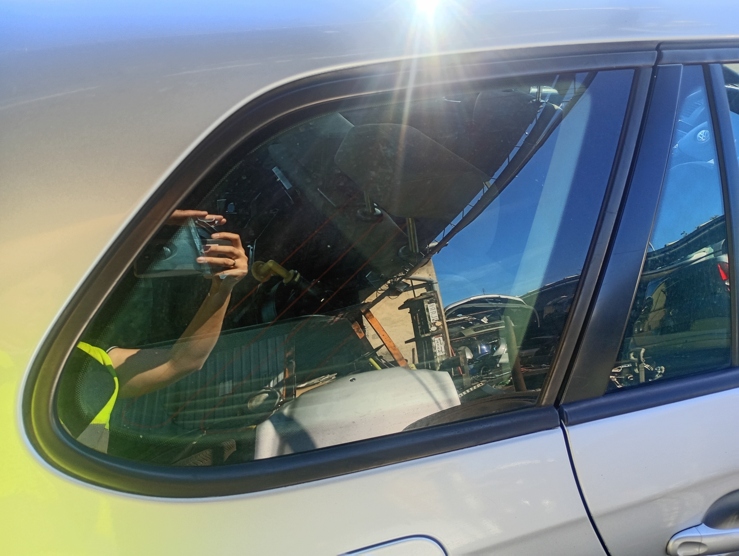 fenster seitlich karoserie rechts hinten heck VW Golf V 5 07-09