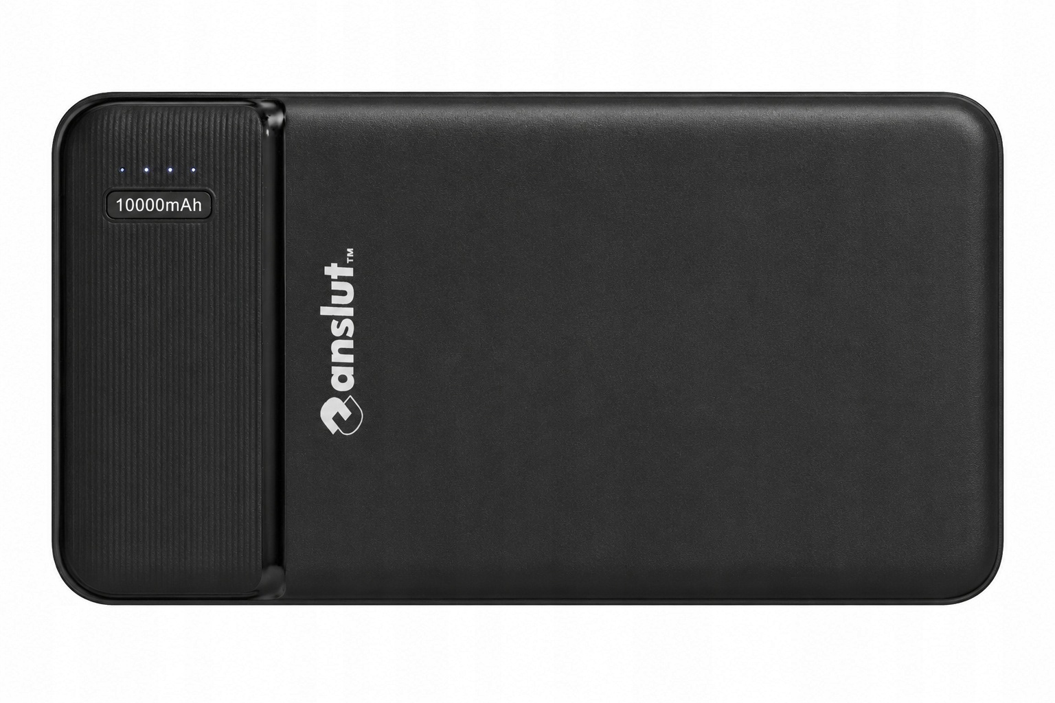 Powerbank Anslut 10000 mAh Czarny Usb Usb-c Micro Usb