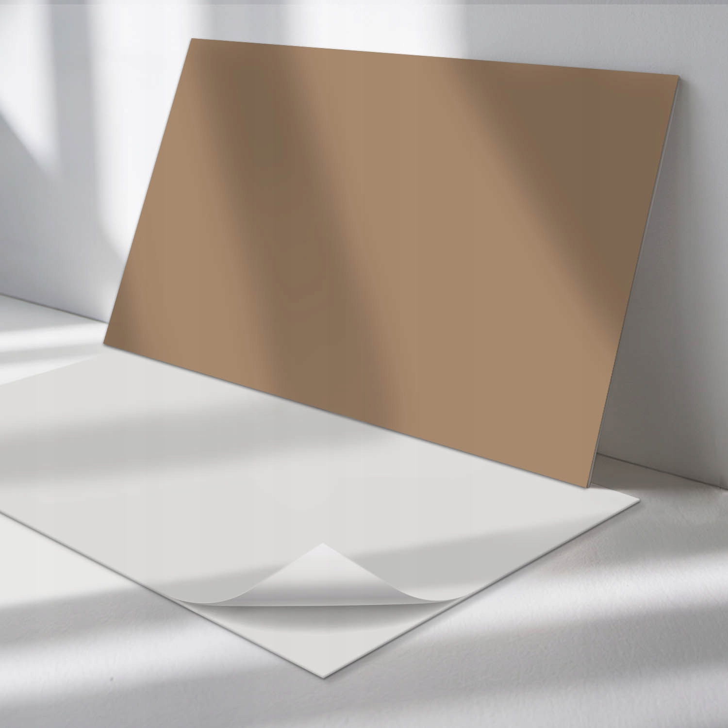 Sada vinylových panelov Jednoduchá montáž Farba svetlohnedá 6 ks 60x30 cm