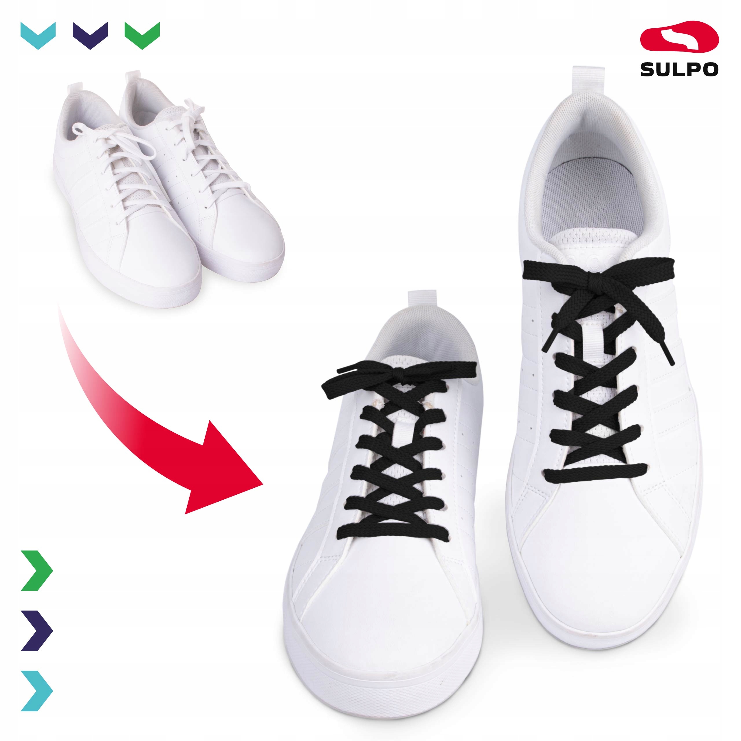 Sznurówki sznurowadła płaskie 7 mm 90 cm k czarny EAN (GTIN) 5903021523112