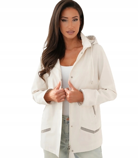 Dámská přechodová bunda Daniela s kapucí 48