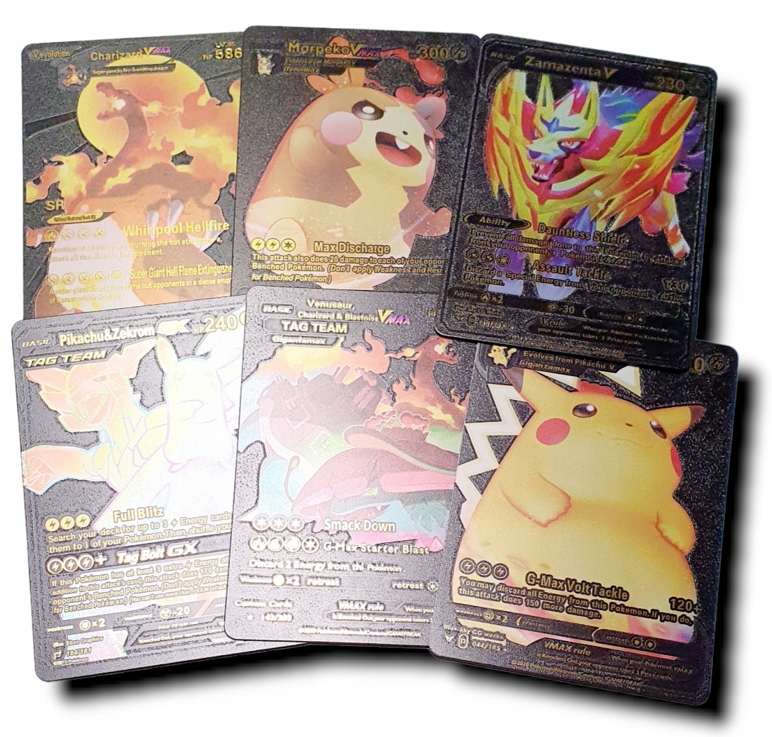 POKEMON KARTY KOLEKCJONERSKIE CZARNE 55 KART EAN (GTIN) 5905351310875