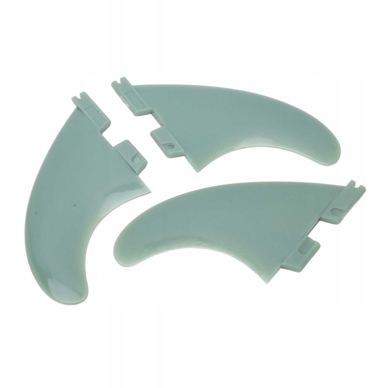 3PCS Surfboard Tail Fin FIN FIBLASS RADDLE PLIN ZAMIENNIK Zielone K7