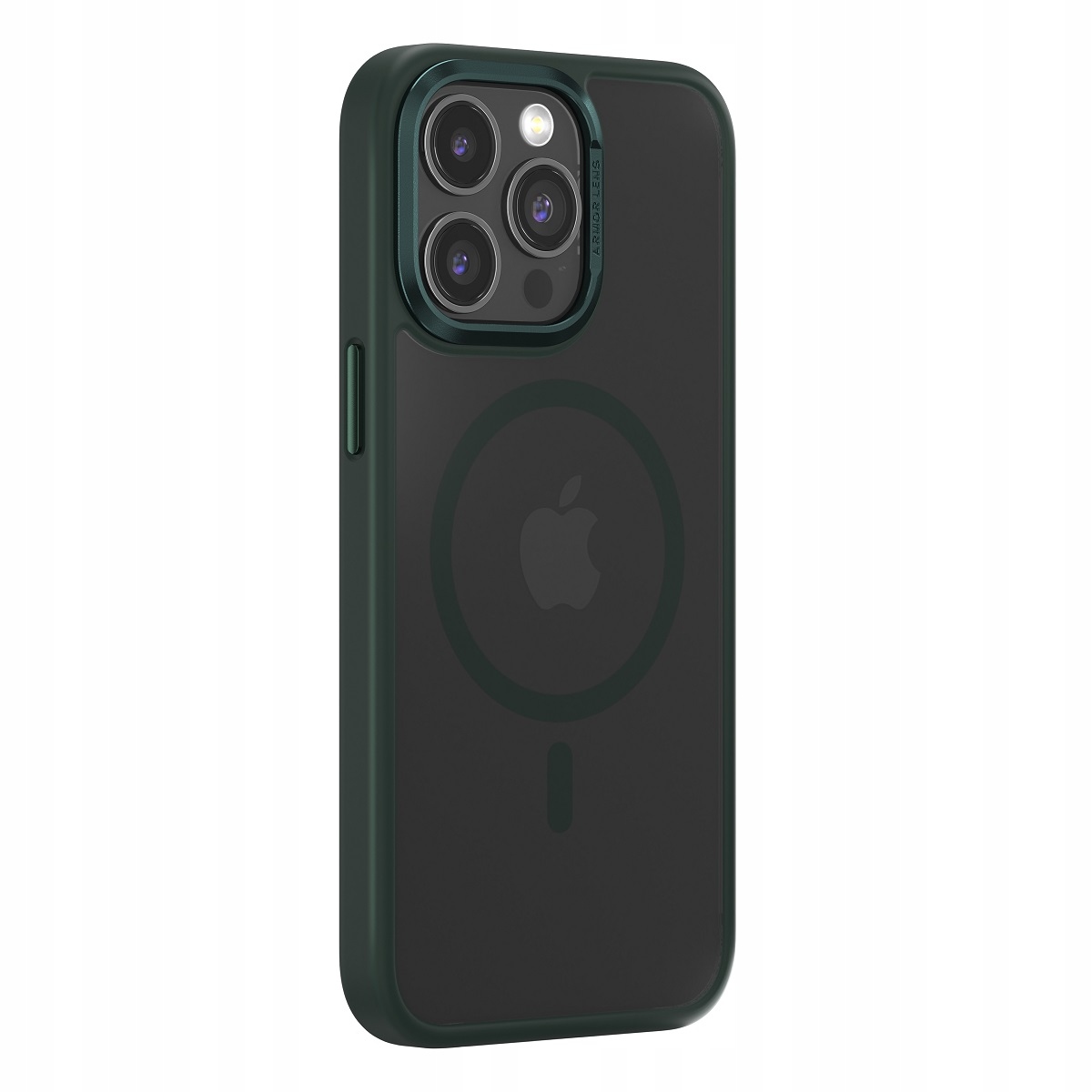 Comma nakładka Joy Elegant Mag do iPhone 15 Plus ciemno zielona Comma
