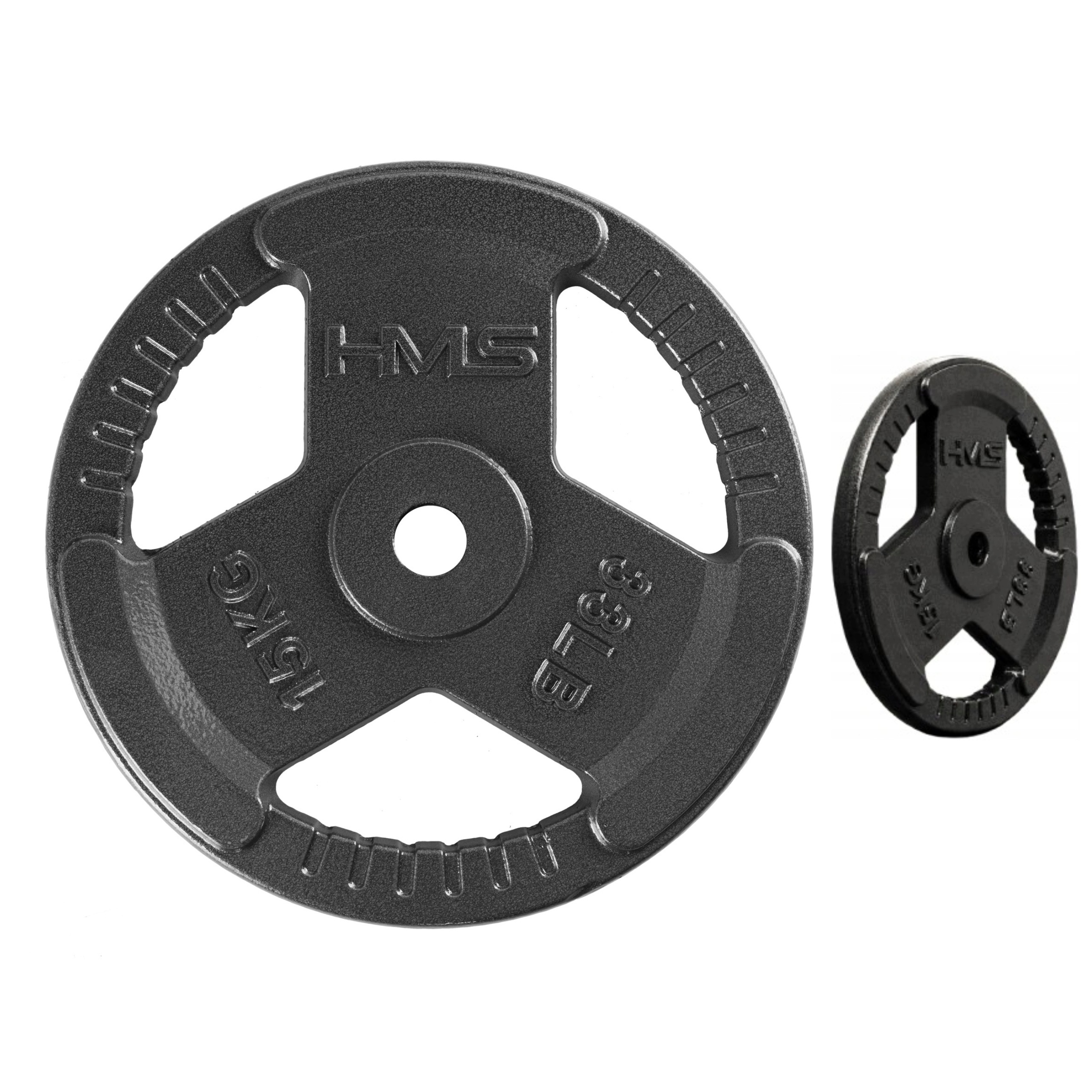 Závaží litinový hammertone 15 kg, talíř na osa 30 mm s držadly Hms