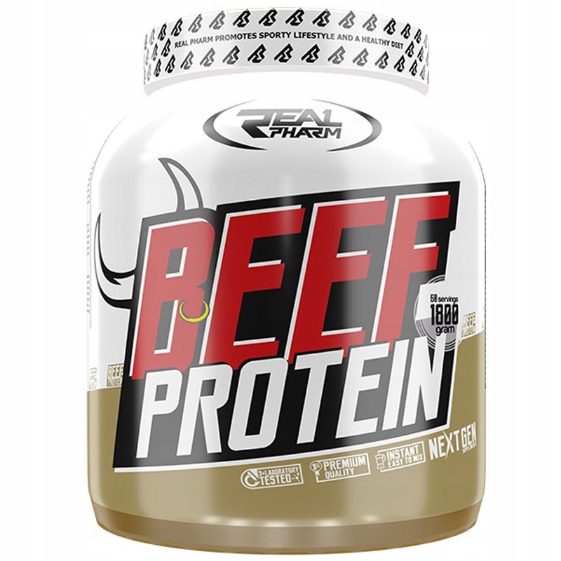Real Pharm Beef Protein 1800 g Hydrolyzát Hovězího Proteinu