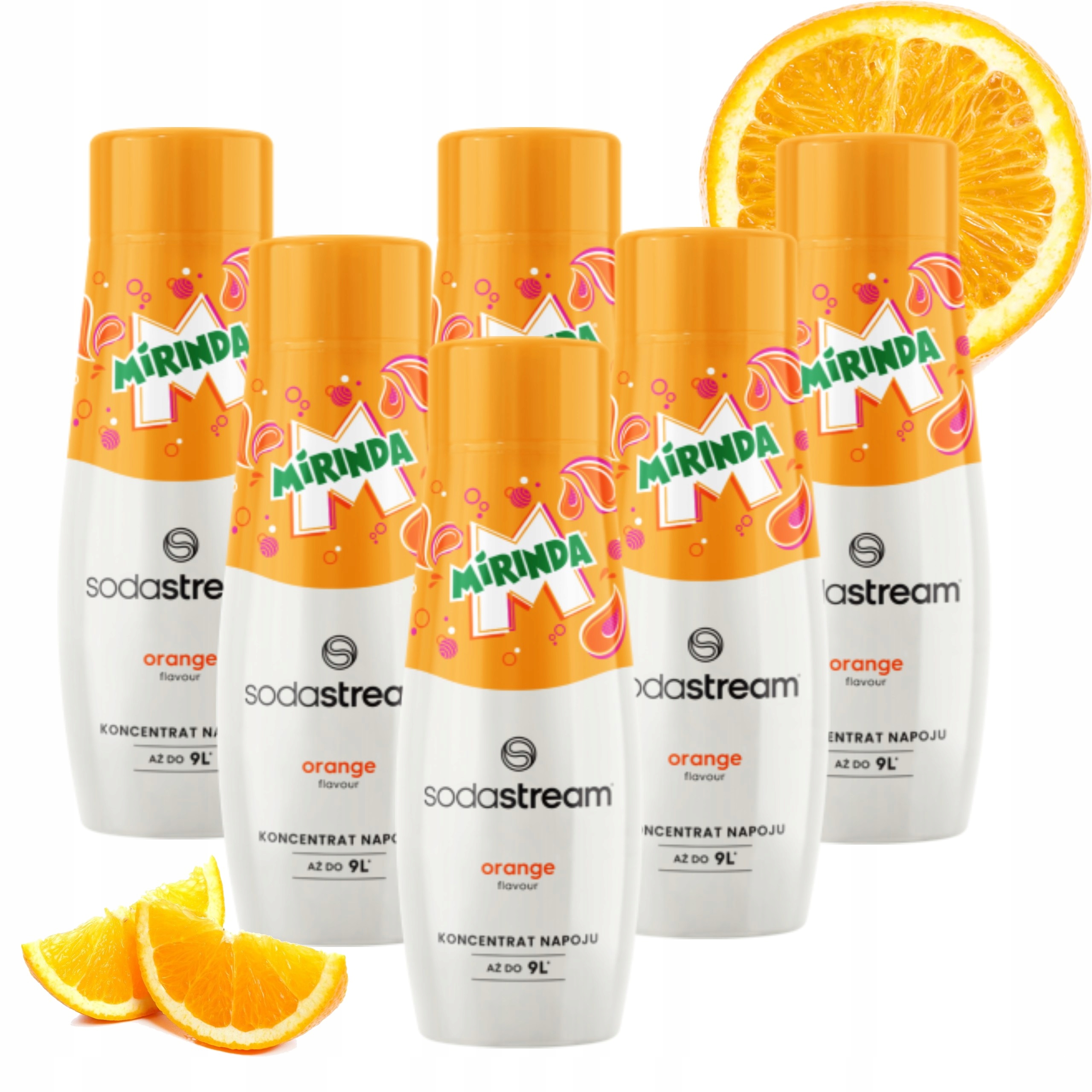 Zestaw Syrop koncentrat do wody SodaStream Mirinda 6x440ml