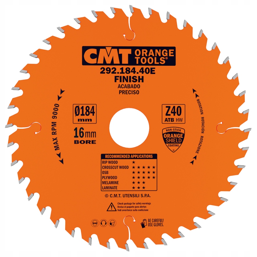 

Cmt Piła tarczowa do fornirów laminatu 184x16 mm