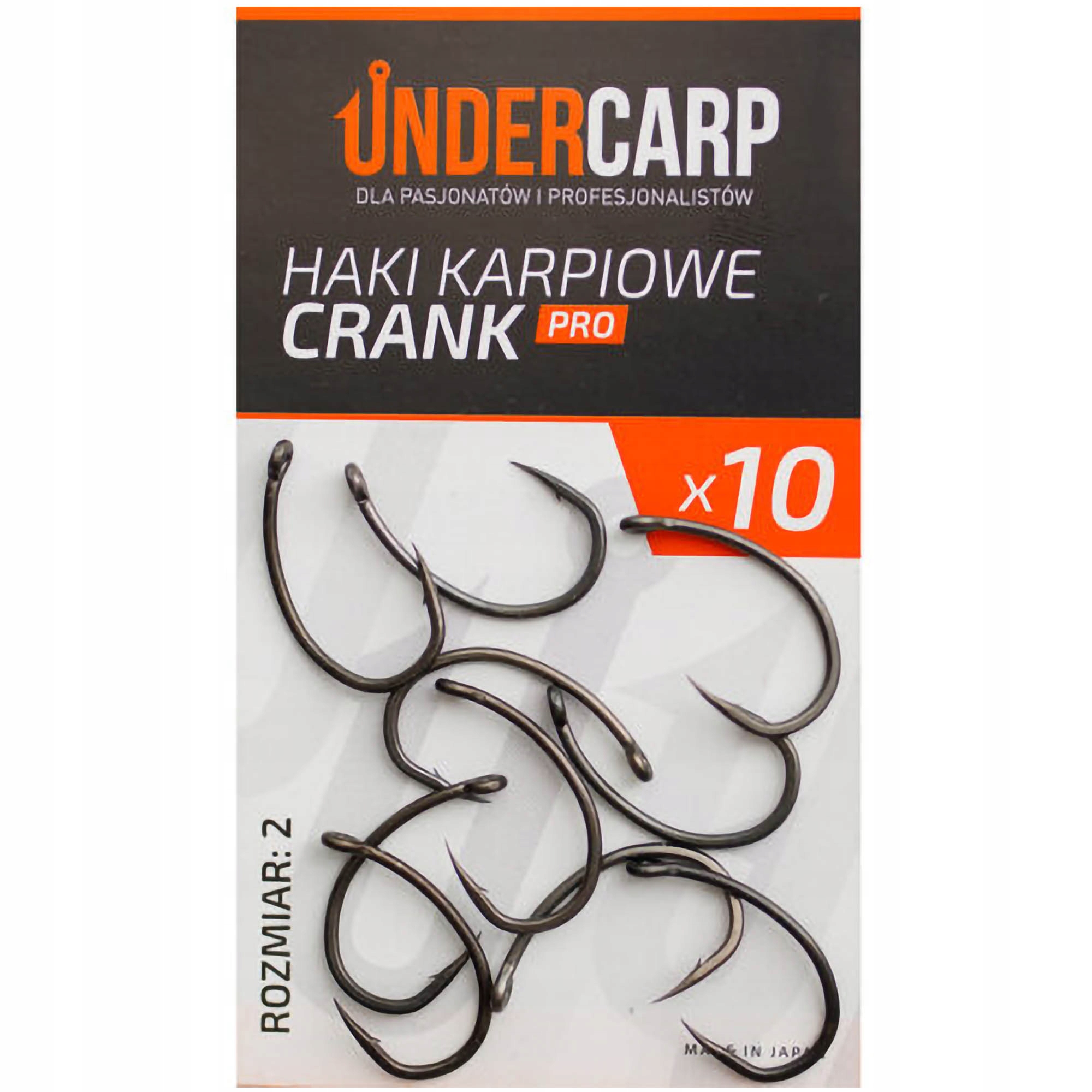 Haczyki Karpiowe UnderCarp Crank Pro 2