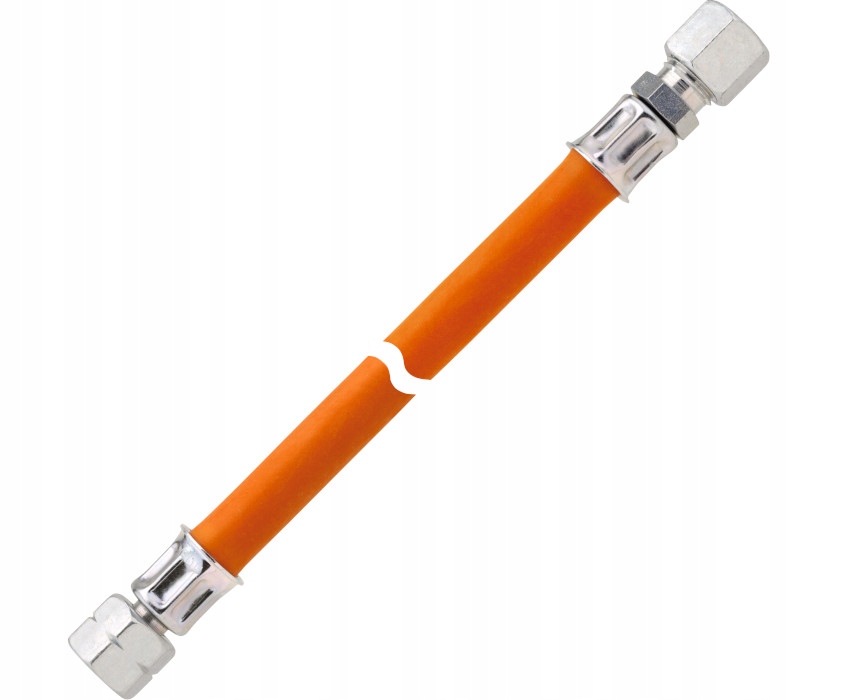 GOK Przewód gazowy PS 10 bar RVS8 - RST 1/4" 40cm