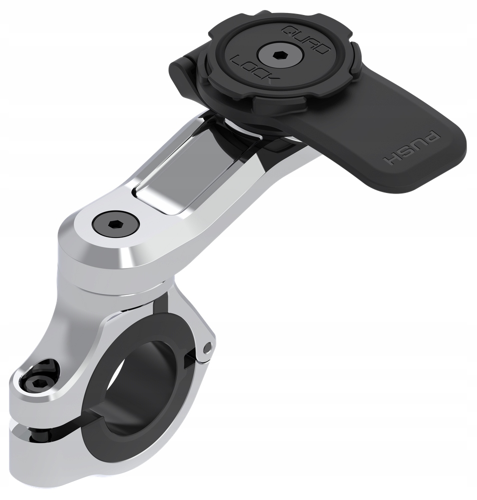 Chrómovaná základňa namontovaná na volante Quad Lock Pro