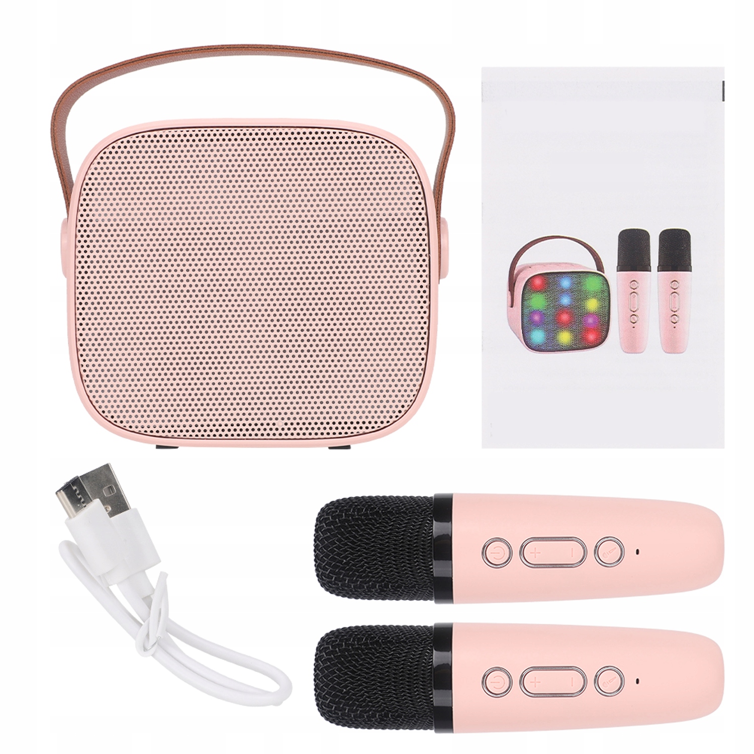 Wowstar Karaoke Zestaw Dla Dzieci Z Mikrofonami Bluetooth Głośnik — miniatura 11