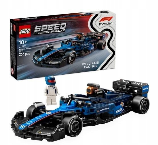 Lego Speed Champions 77249 Model F1 Williams Racing FW46 pro stavbu
