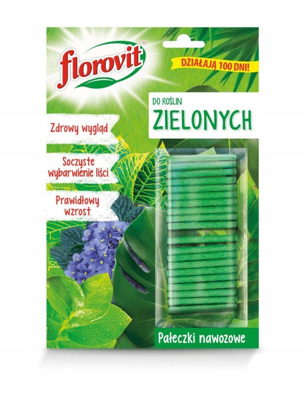 

Pałeczki nawoz do roślin zielonych 20szt 100dni