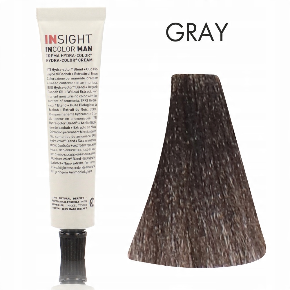 

Insight Gray Farba do włosów dla mężczyzn szary