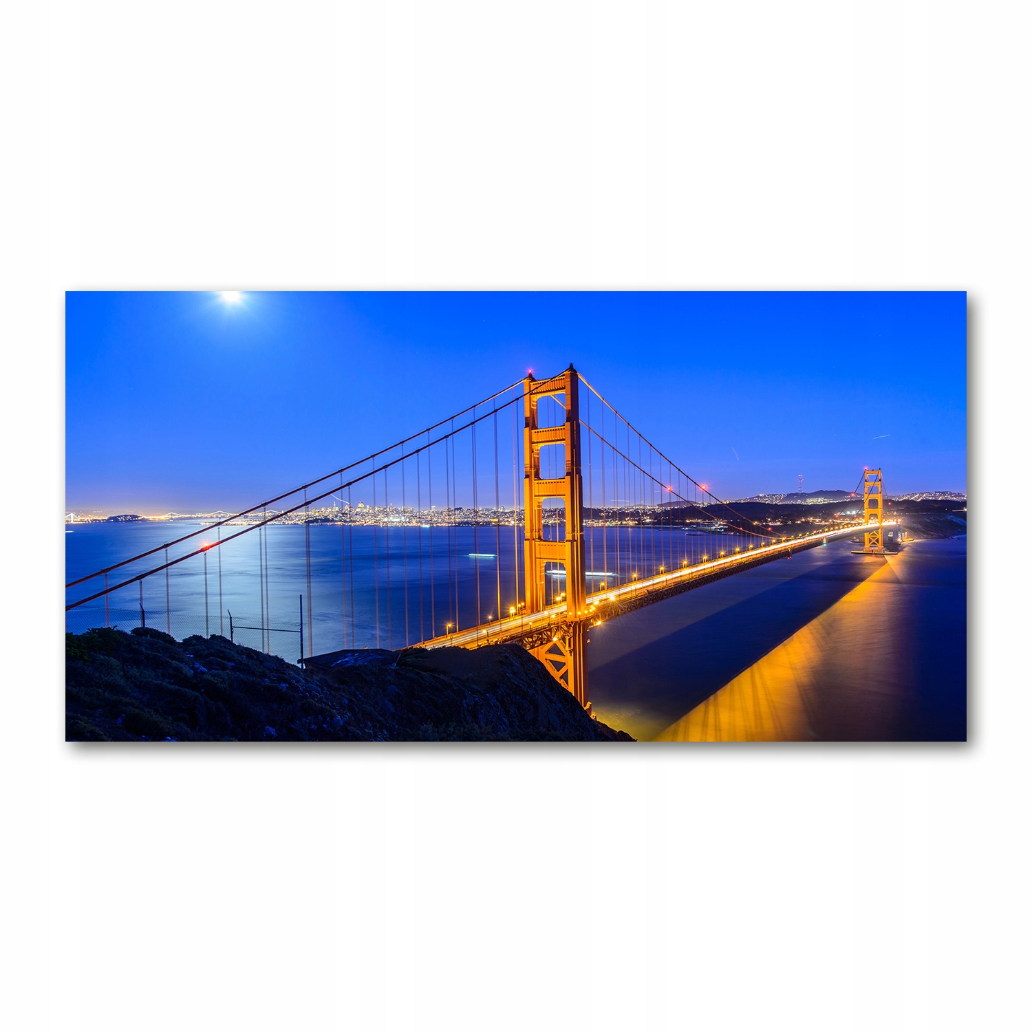 

Foto obraz szkło akryl Most San Francisco 120X60cm