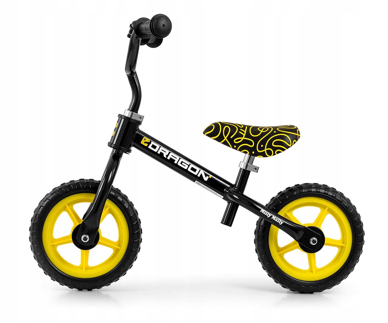Milly Mally 6343 Rowerek biegowy Dragon black