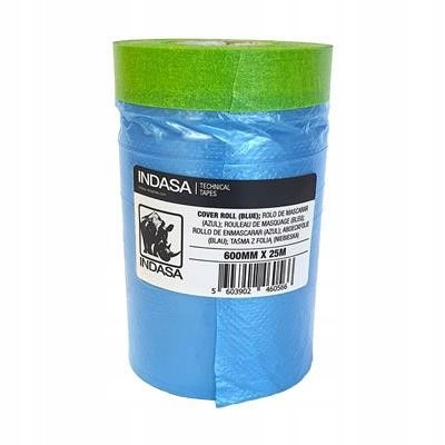 

Indasa Cover Roll Folia Maskująca Z Taśmą 60cmx25m