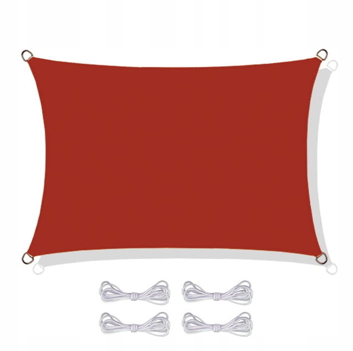 ŻAGIEL PRZECIWSŁONECZNY OGRODOWY WODOODPORNY ZACIENIACZ UV PROSTOKĄT 4x3m